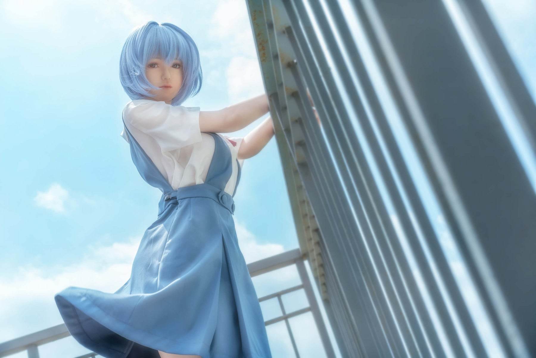 Rei Ayanami Anime Silicone Sex Doll - Game Lady Doll - SEX LOVE DOLLS