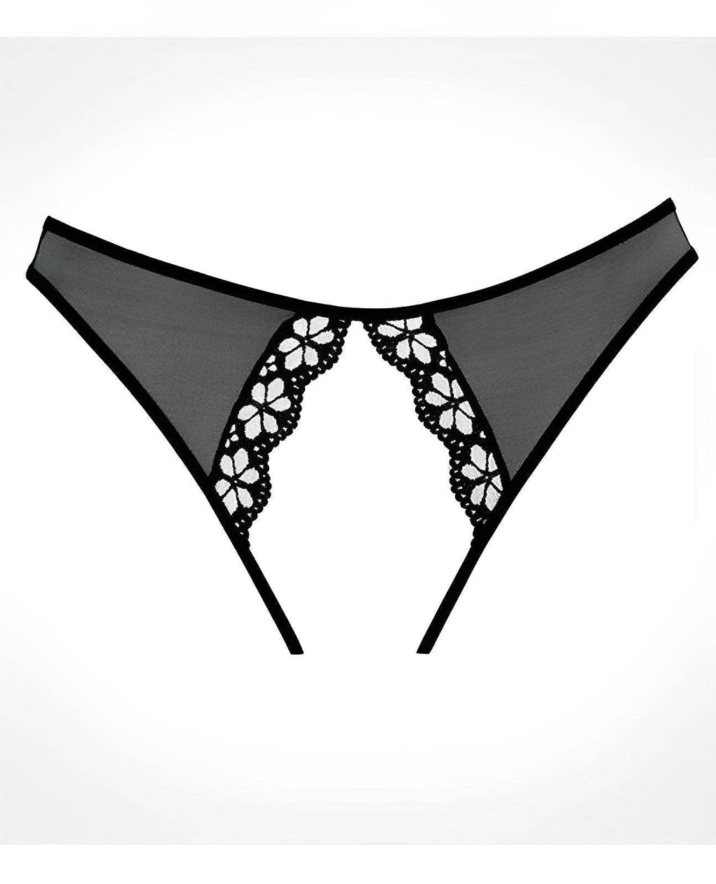 Adore Mirabelle Plum Panty Black O-s - SEX LOVE DOLLS