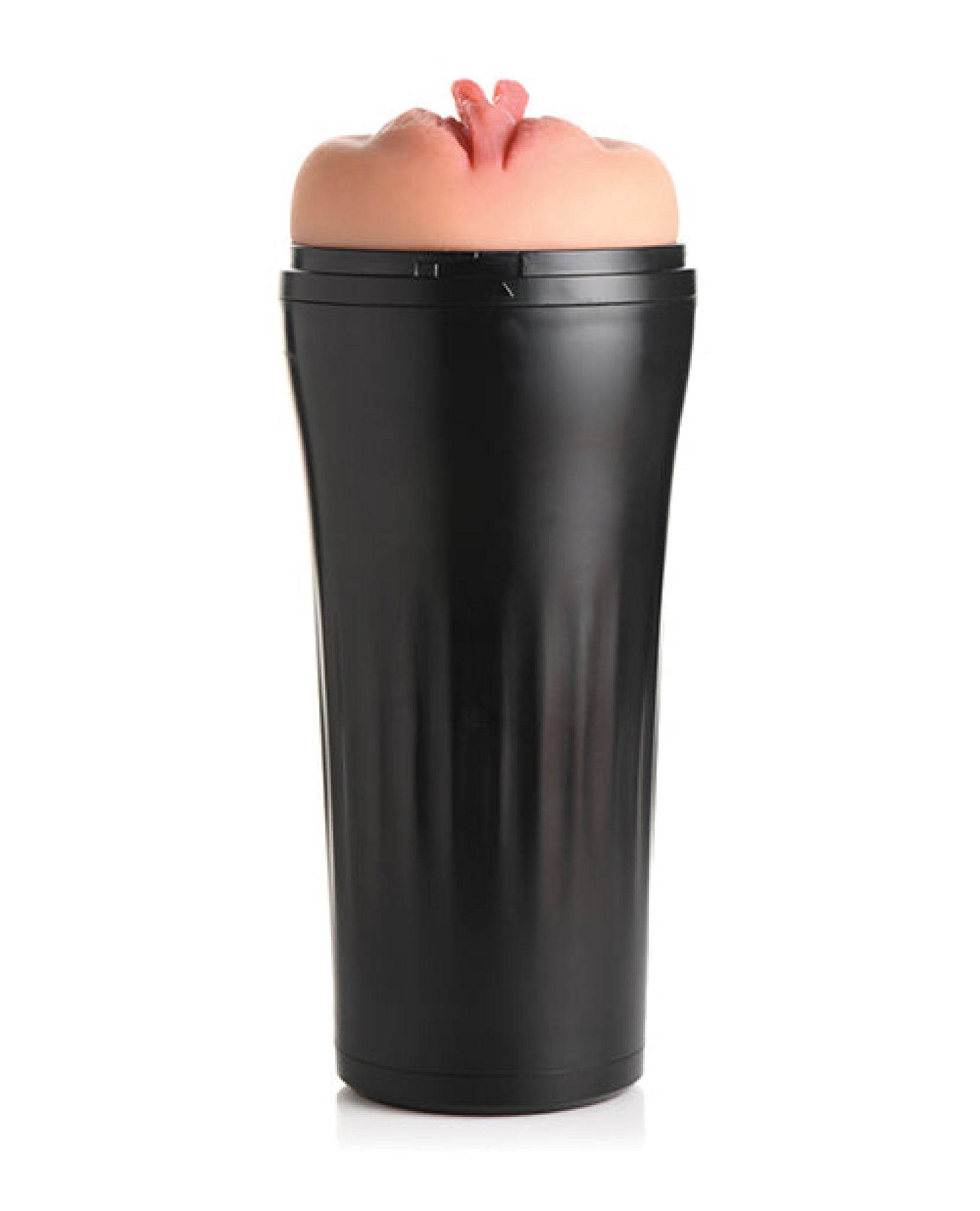 Curve Toys Mistress Vibrating Pussy Masturbator - Tan - SEX LOVE DOLLS