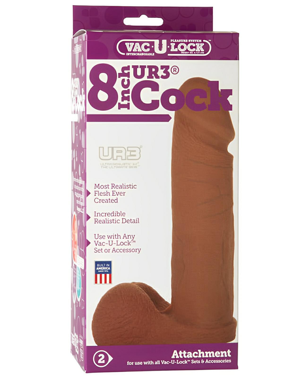 "Vac-u-lock 8"" Ultraskyn Cock Attch."