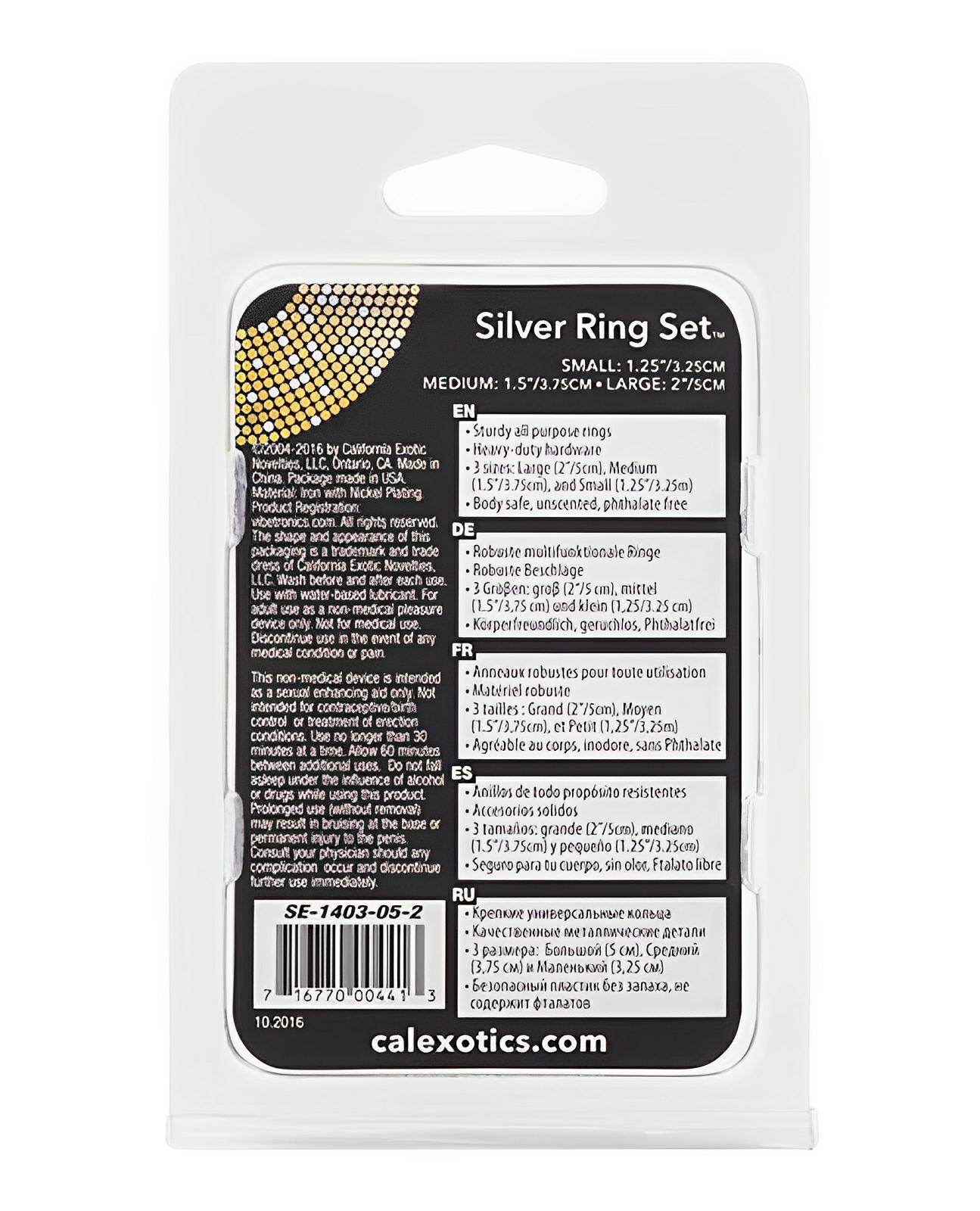 Silver Ring Set - SEX LOVE DOLLS
