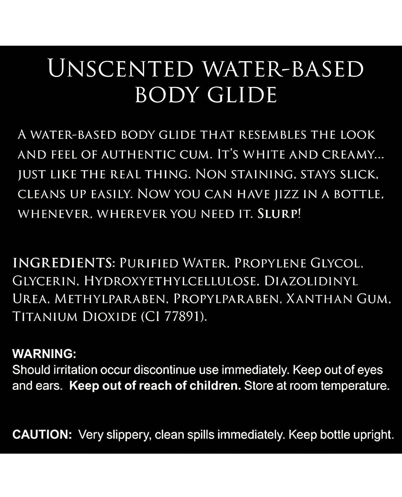 Master Series Unscented Jizz Lubricant - SEX LOVE DOLLS