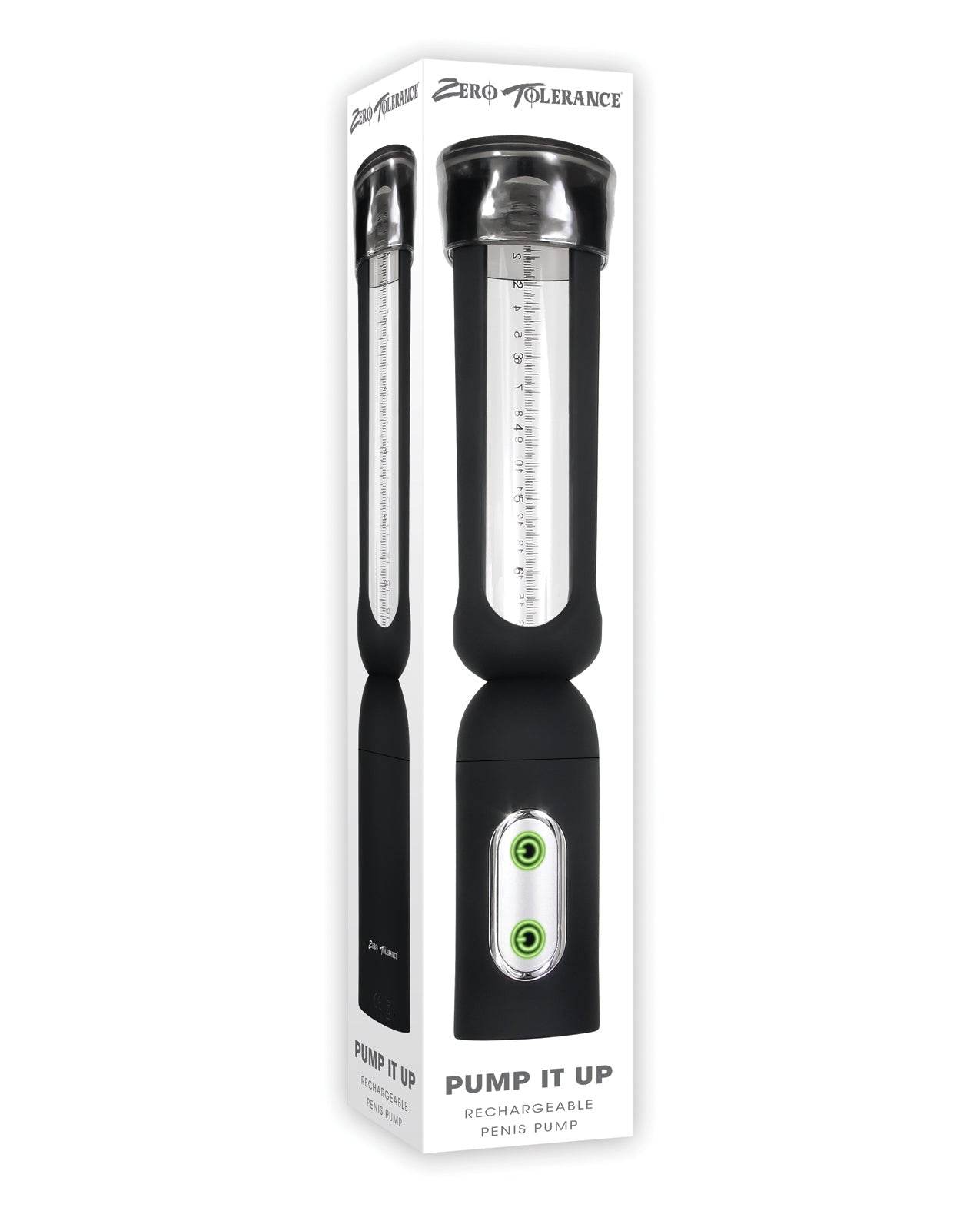 Zero Tolerance Pump It Up Suction Penis Pump - Black - SEX LOVE DOLLS