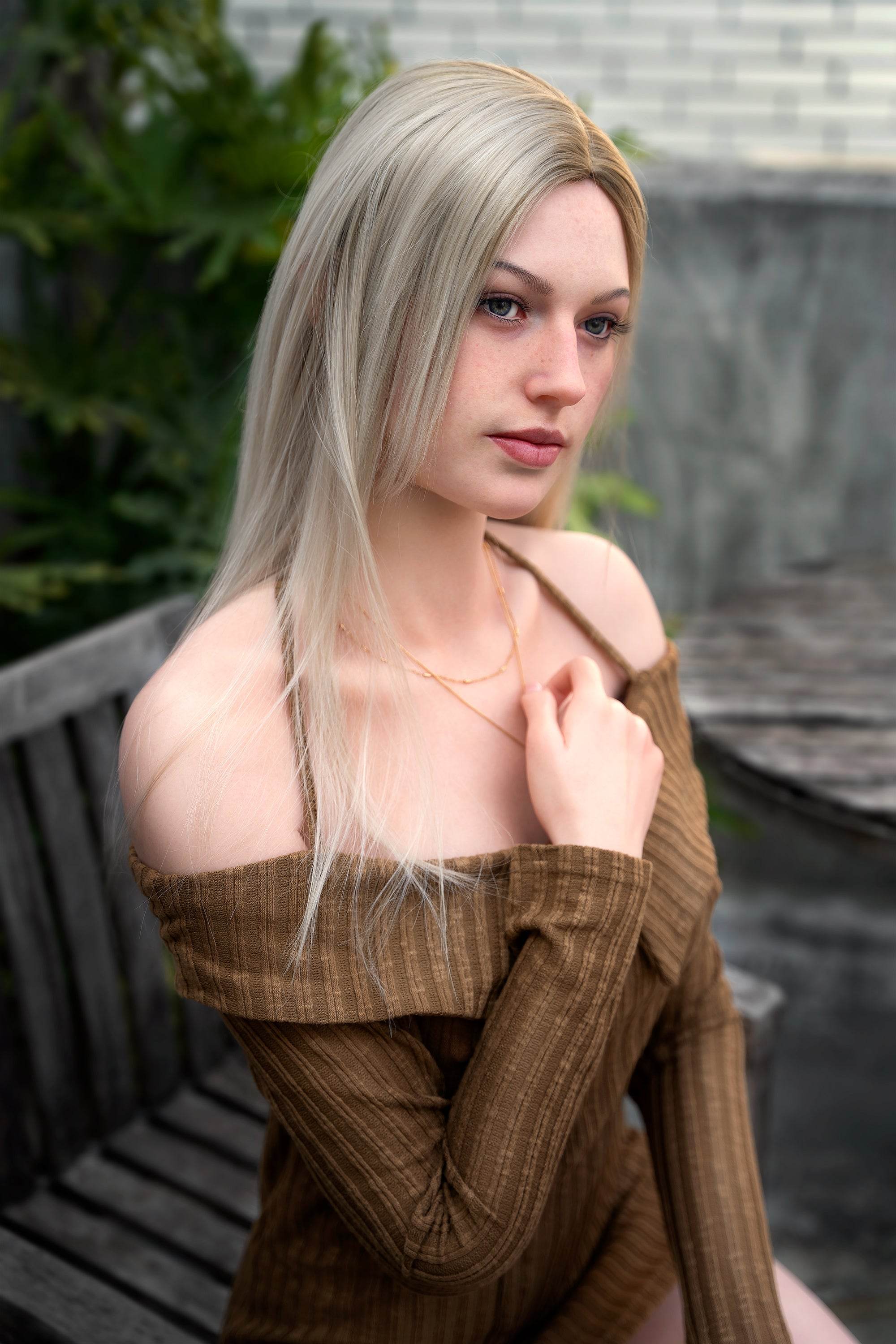 Evelina (Movable Jaws Version)ZG175E-175cm E Cup Fair Skin Sex Doll GE41-1 - SEX LOVE DOLLS