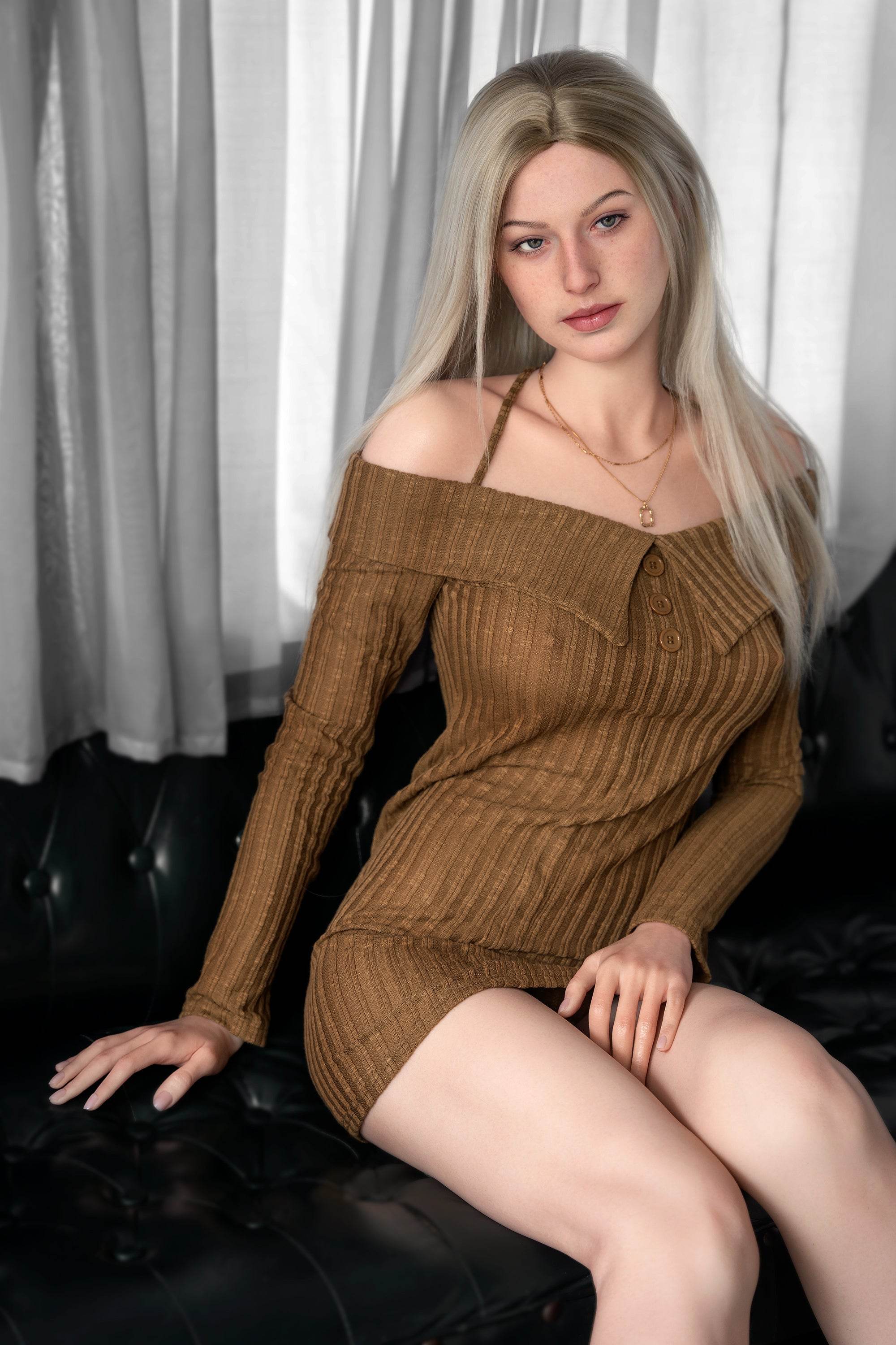 Evelina (Movable Jaws Version)ZG175E-175cm E Cup Fair Skin Sex Doll GE41-1 - SEX LOVE DOLLS