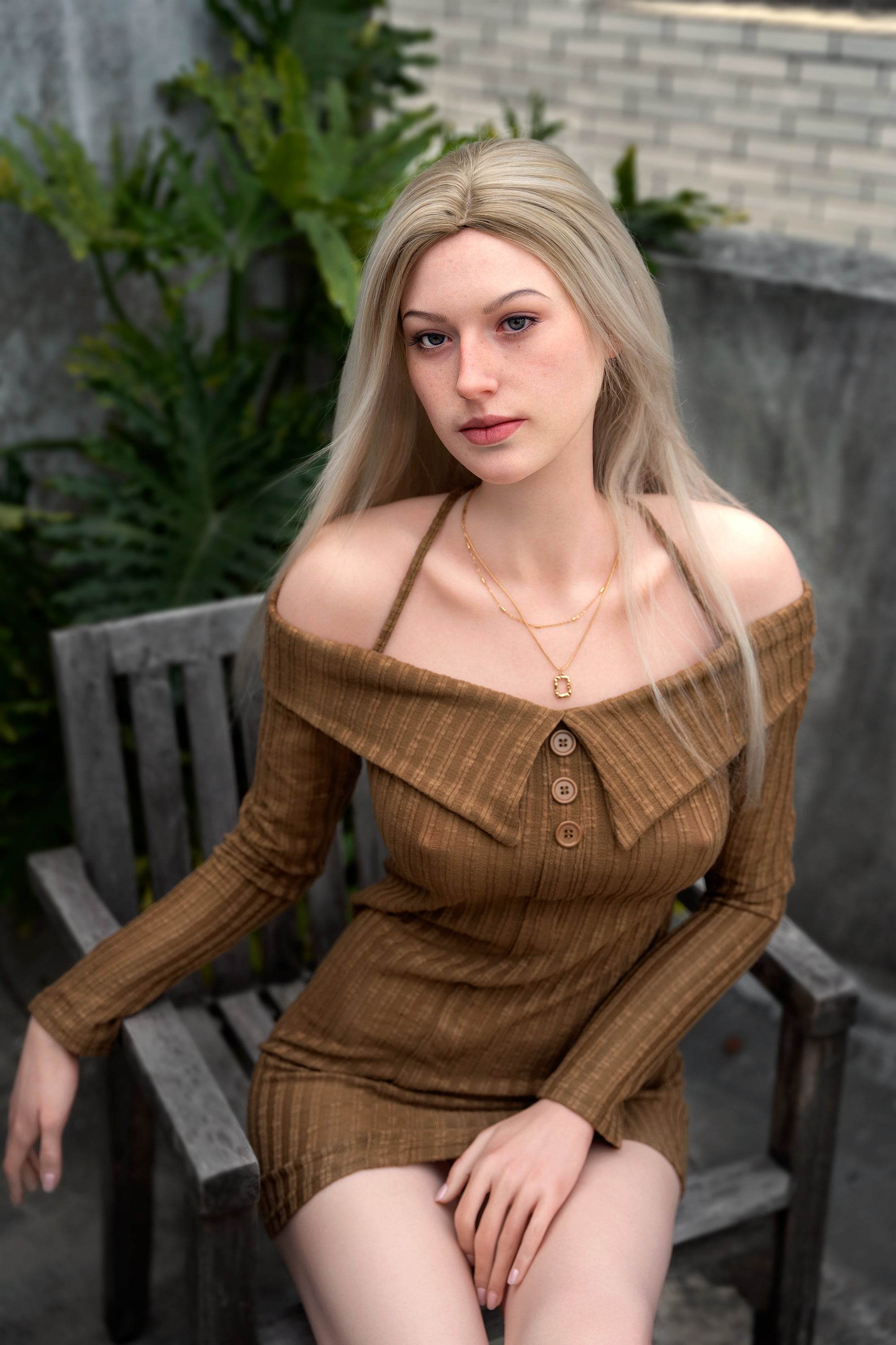 Evelina (Movable Jaws Version)ZG175E-175cm E Cup Fair Skin Sex Doll GE41-1 - SEX LOVE DOLLS