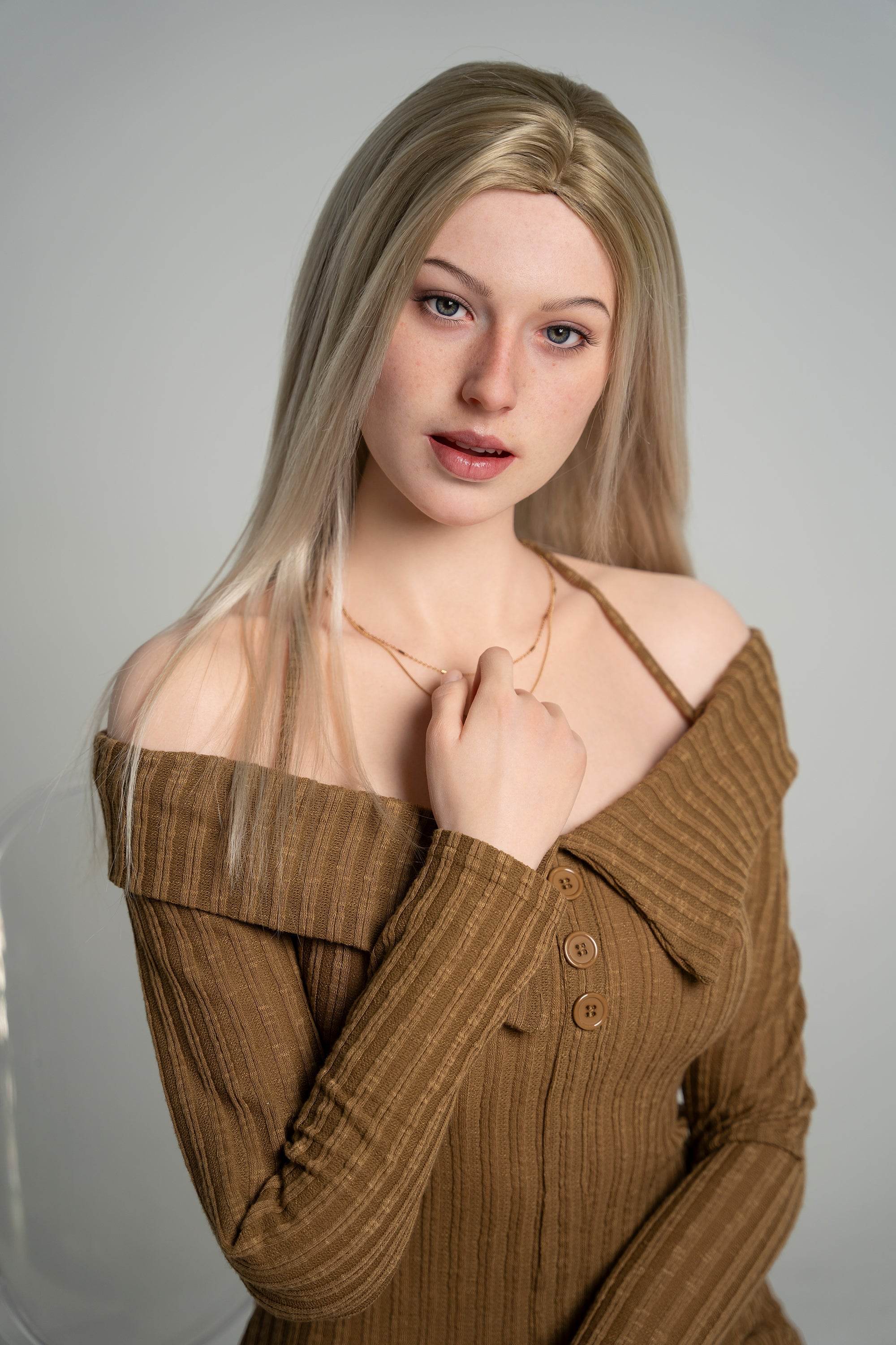 Evelina (Movable Jaws Version)ZG175E-175cm E Cup Fair Skin Sex Doll GE41-1 - SEX LOVE DOLLS