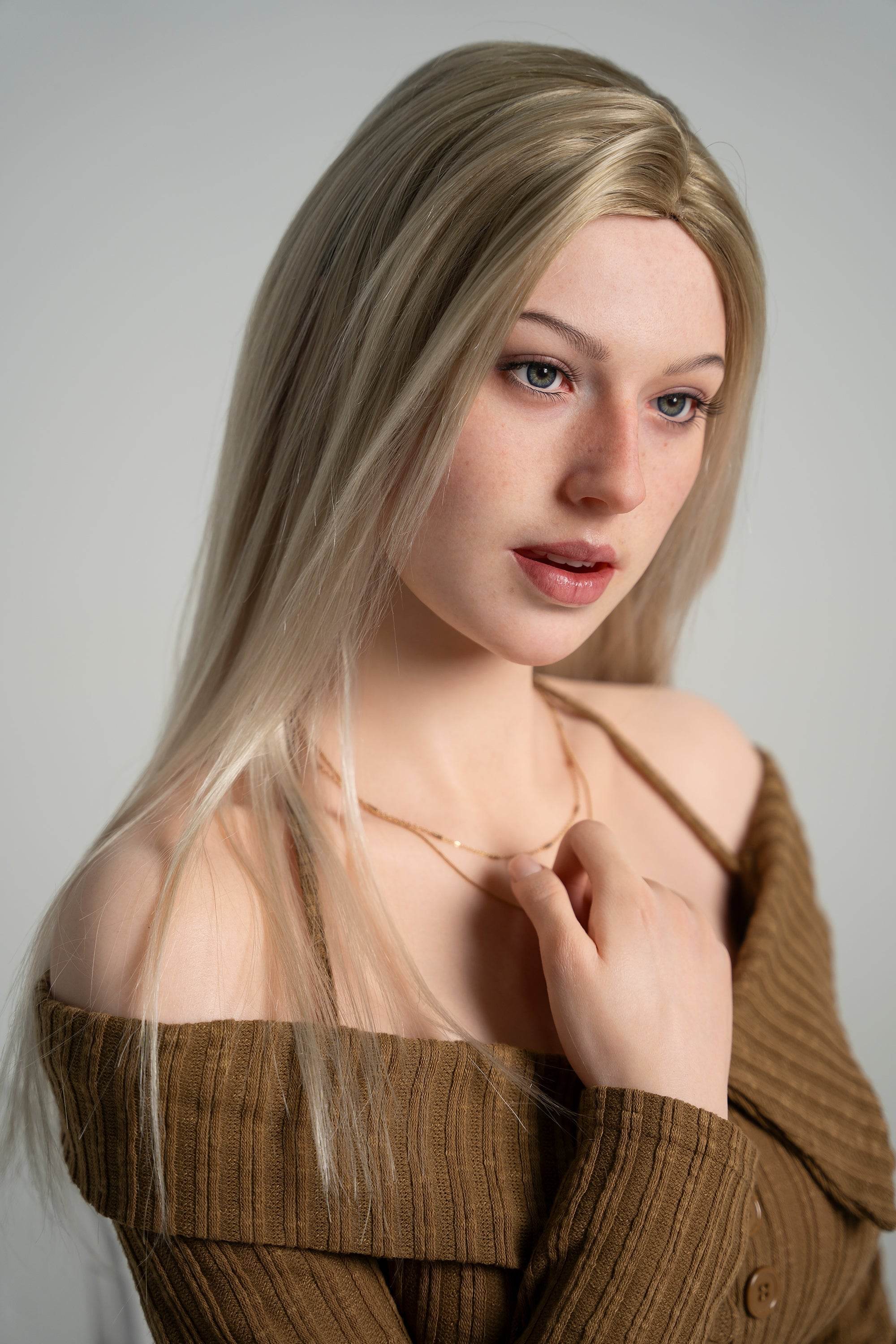 Evelina (Movable Jaws Version)ZG175E-175cm E Cup Fair Skin Sex Doll GE41-1 - SEX LOVE DOLLS