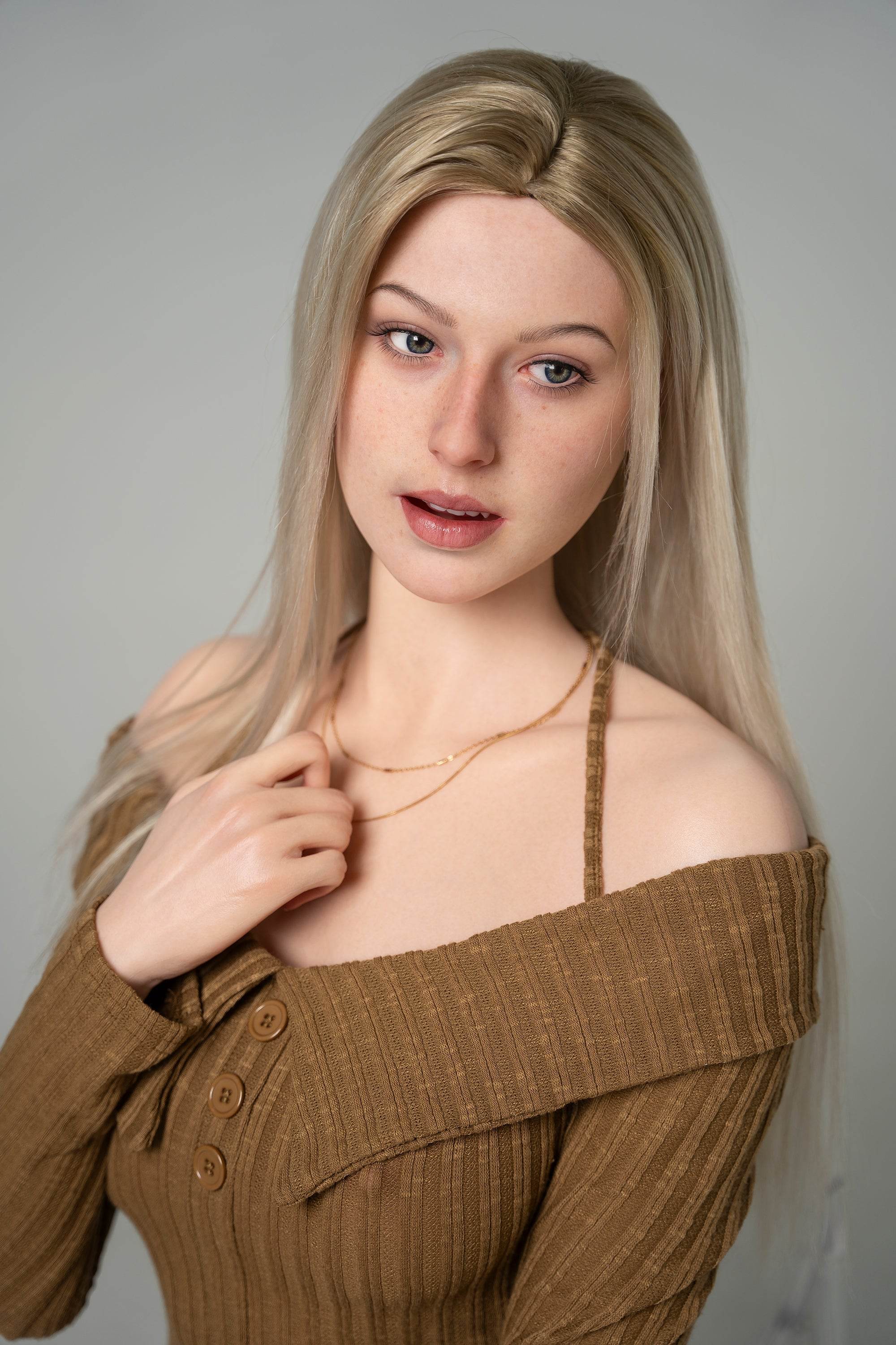 Evelina (Movable Jaws Version)ZG175E-175cm E Cup Fair Skin Sex Doll GE41-1 - SEX LOVE DOLLS