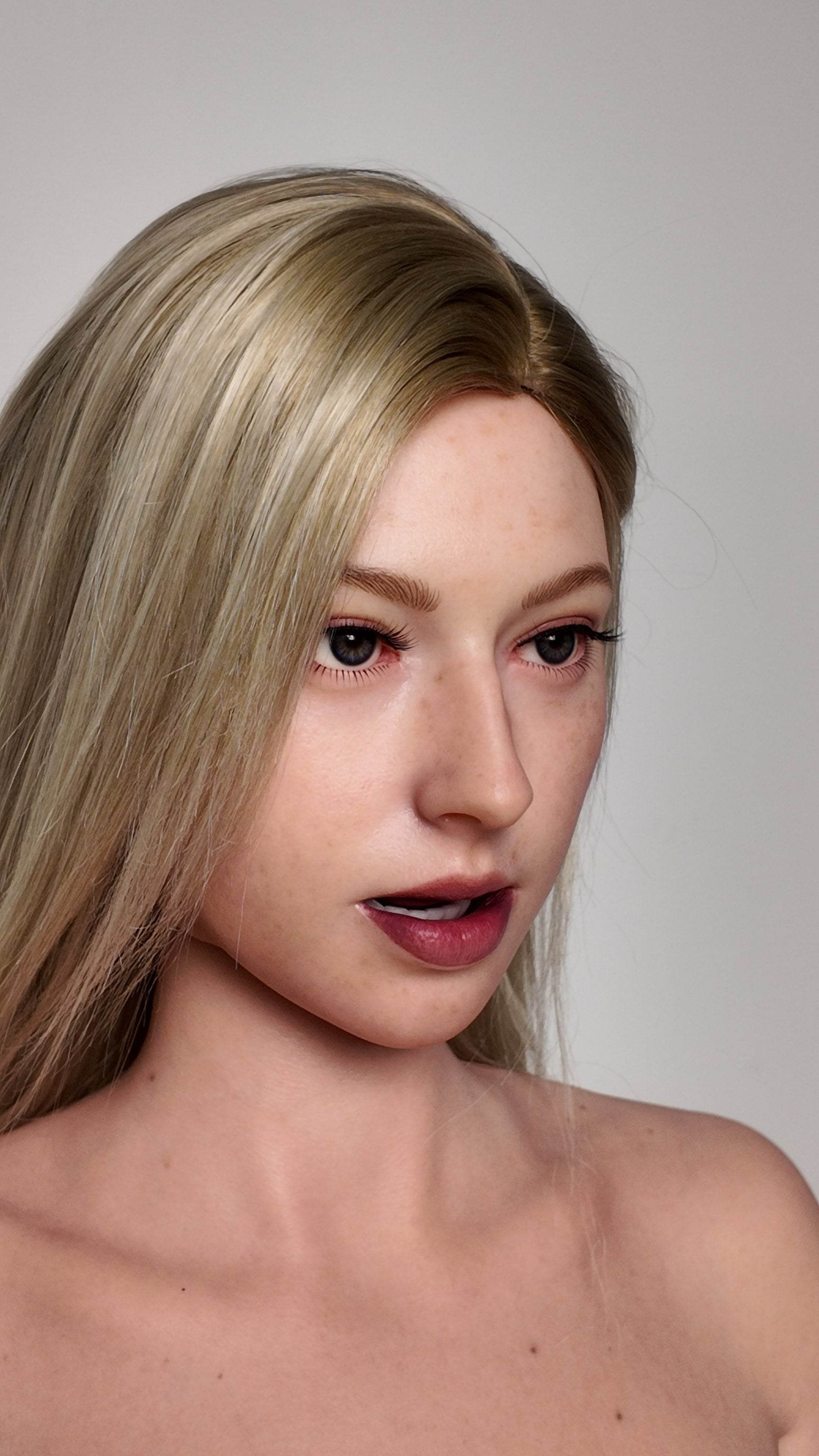 Evelina (Movable Jaws Version) ZG175E-175cm E Cup Fair Skin Sex Doll GE41_1(GE98MJ) - SEX LOVE DOLLS