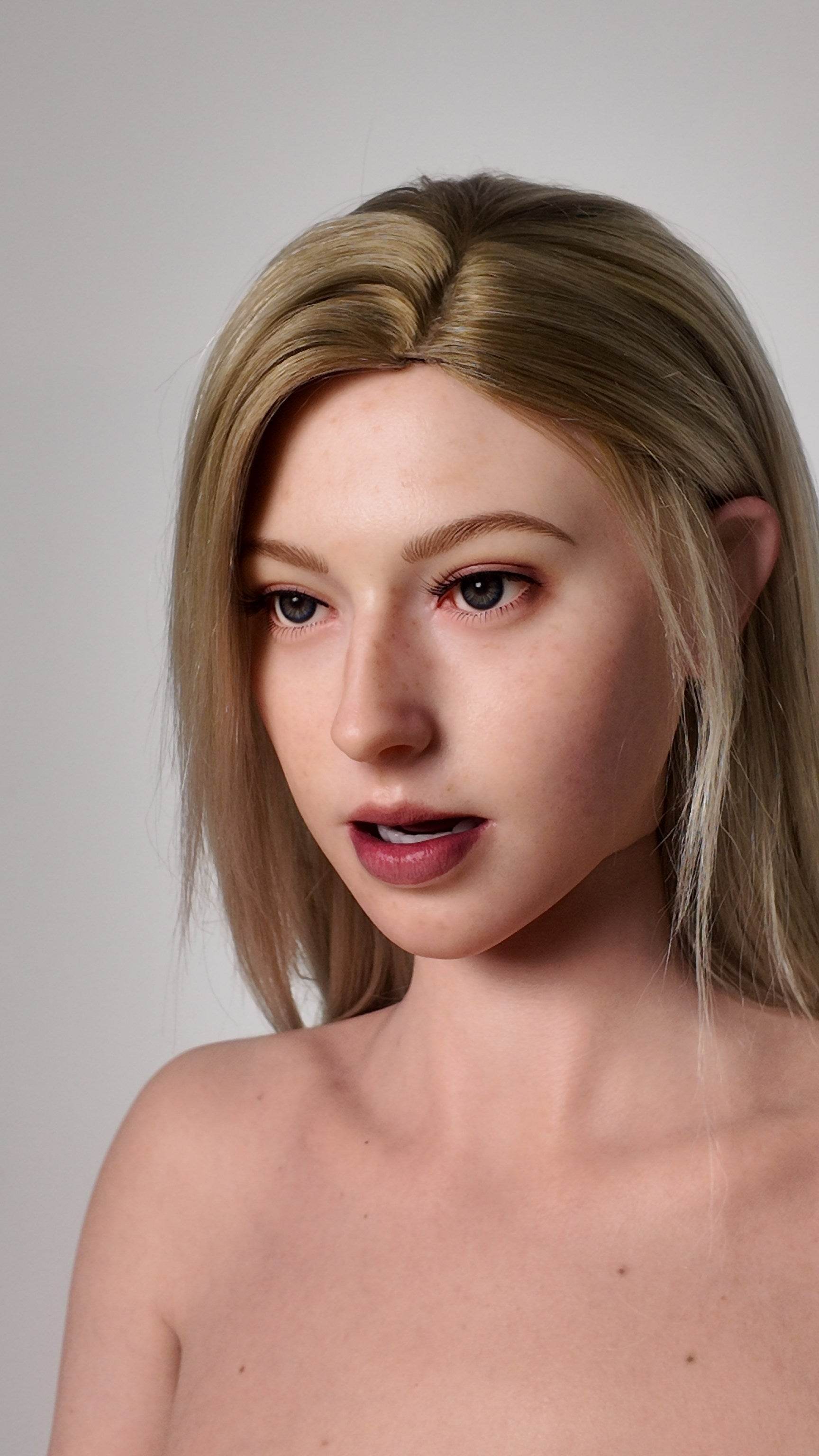 Evelina (Movable Jaws Version) ZG175E-175cm E Cup Fair Skin Sex Doll GE41_1(GE98MJ) - SEX LOVE DOLLS