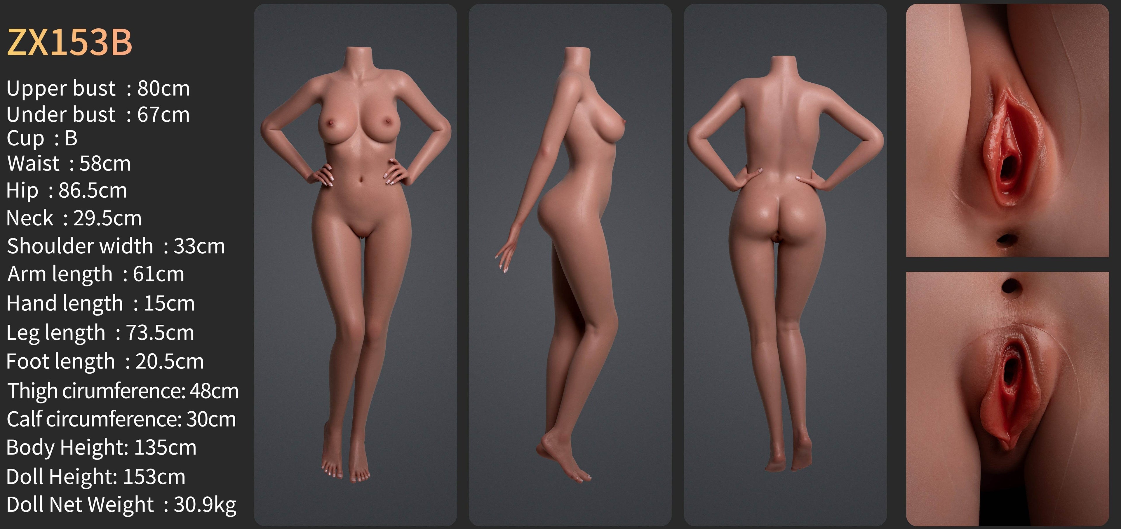153cm/5ft B-cup Realistic Tan Skinny Blonde Sex Doll SLE 1.0-ZXE204_1[EU STOCK] - SEX LOVE DOLLS