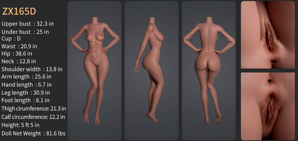Natalie Premium Silicone Head (Movable Jaw) + SLE Body Sex Doll - ZELEX® [USA STOCK] - SEX LOVE DOLLS