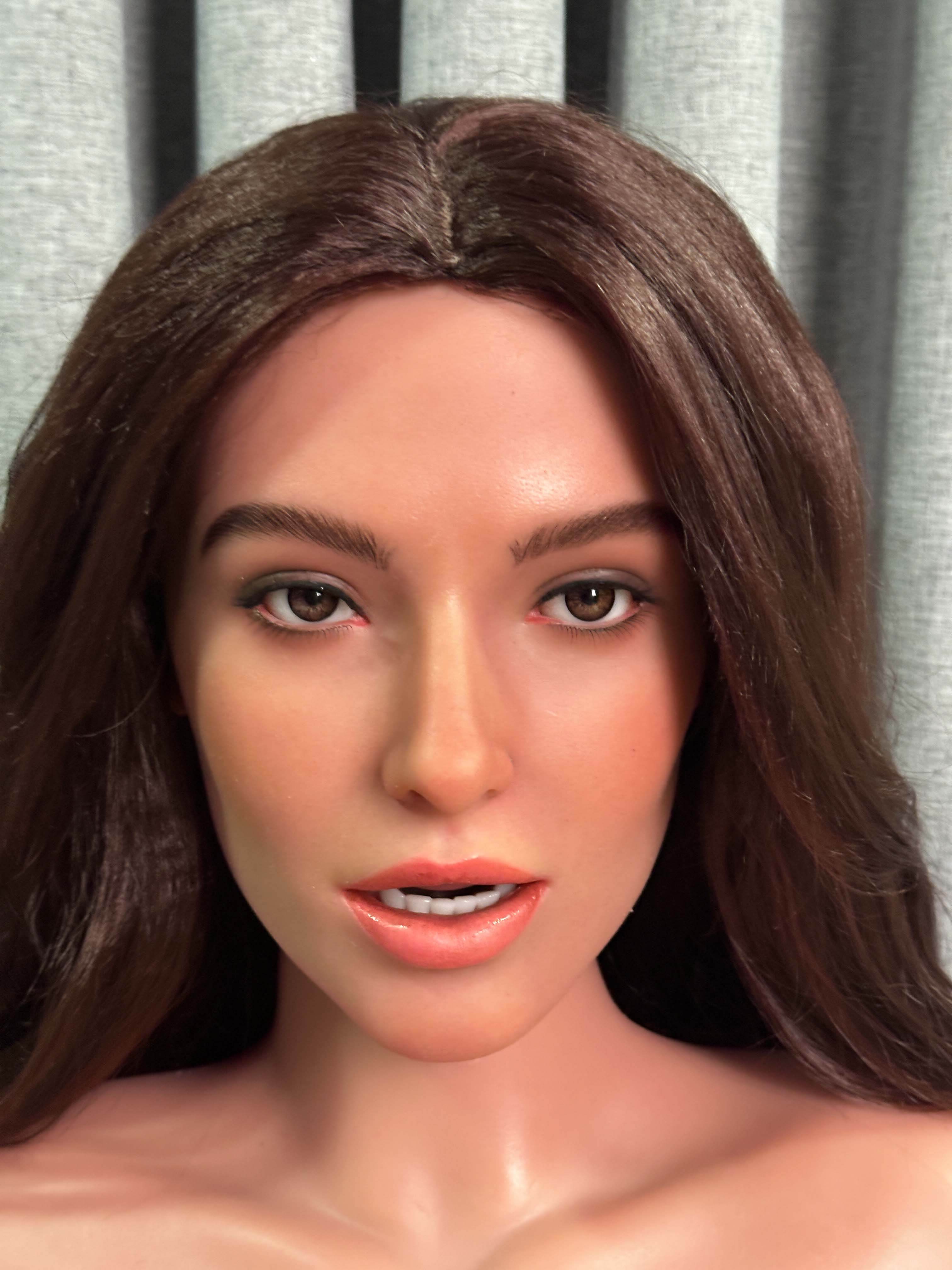 160cm/5ft2 J-cup Realistic Tan BBW Curvy Sex Doll SLE2.0-ZXE217_1[USA STOCK] - SEX LOVE DOLLS