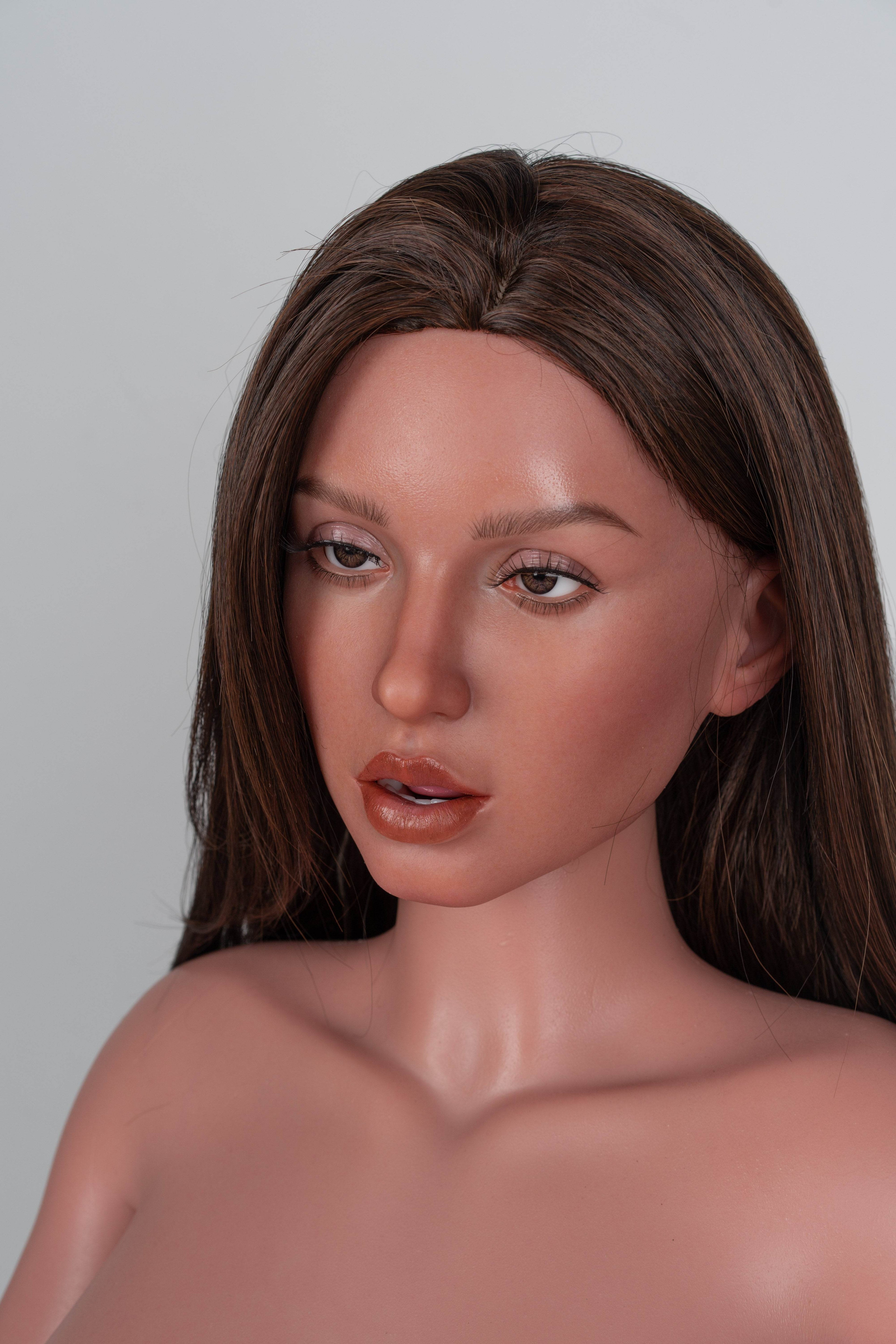 160cm/5ft2 J-cup Realistic Tan BBW Curvy Sex Doll SLE2.0-ZXE218_1[USA STOCK] - SEX LOVE DOLLS
