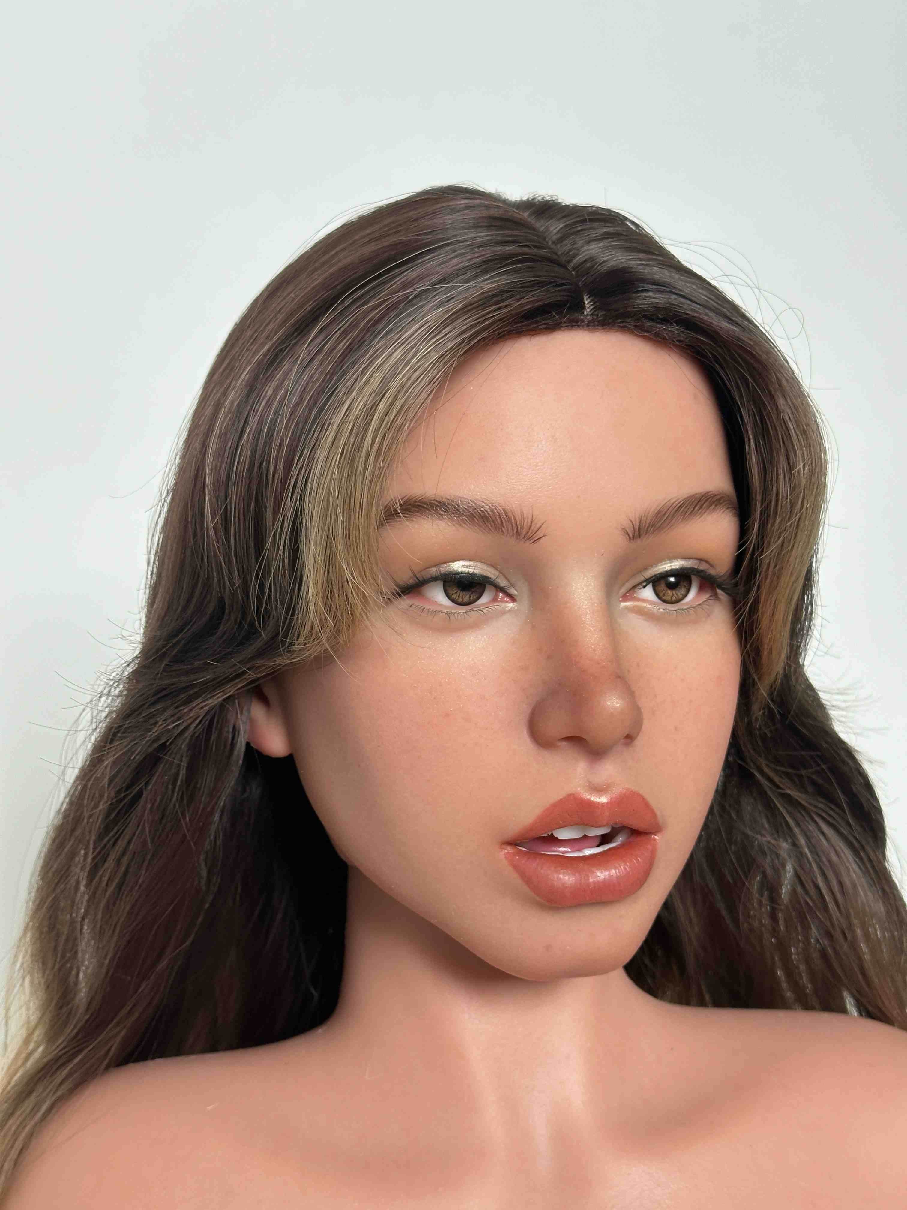 163cm/5ft3 E-cup Realistic Tan Skinny Blonde Sex Doll SLE 1.0-ZXE219_1[USA STOCK] - SEX LOVE DOLLS