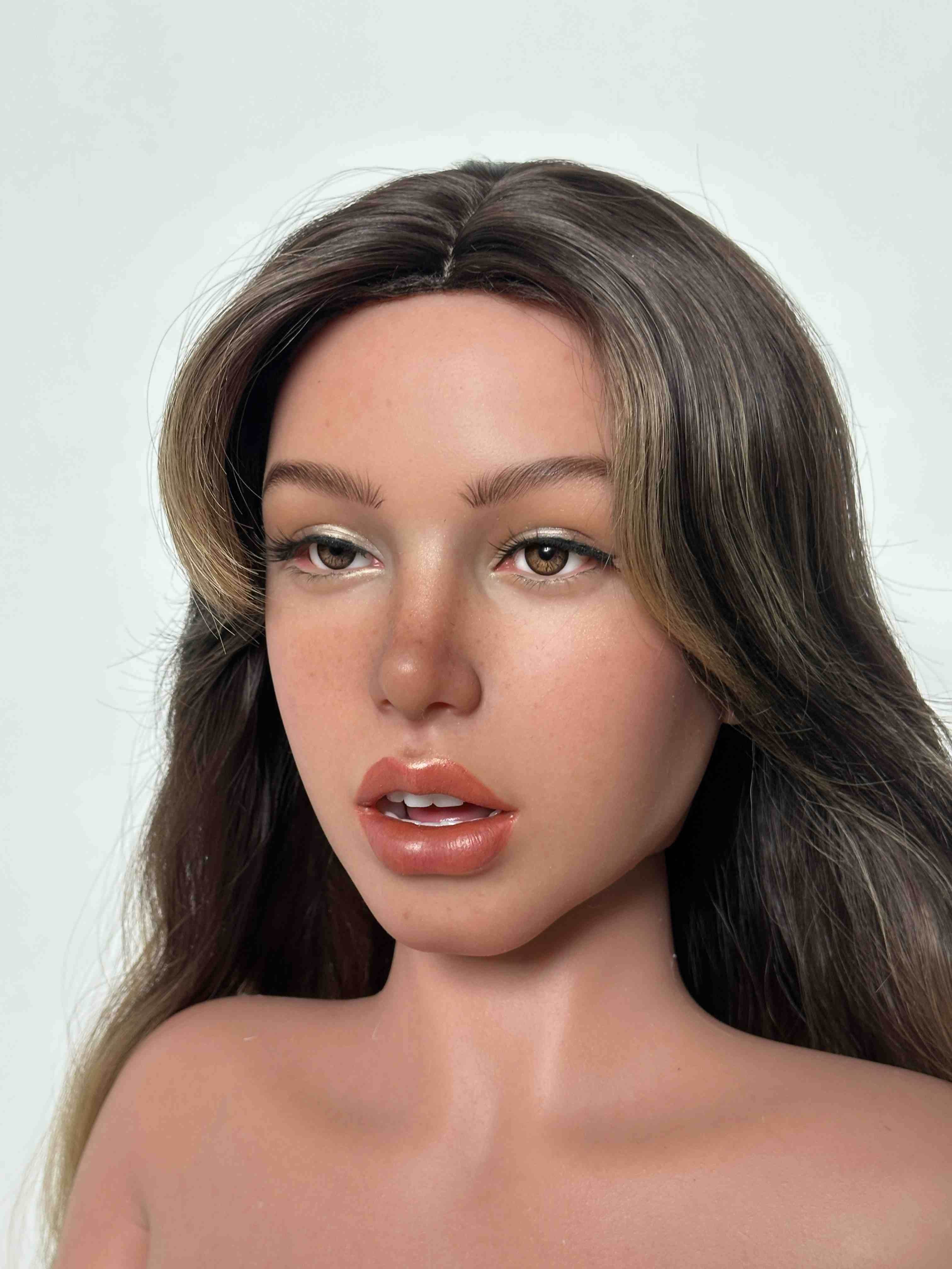 163cm/5ft3 E-cup Realistic Tan Skinny Blonde Sex Doll SLE 1.0-ZXE219_1[USA STOCK] - SEX LOVE DOLLS